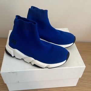 ROYAL BLUE BALENCIAGA SOCK SNEAKERS SIZE 25-26